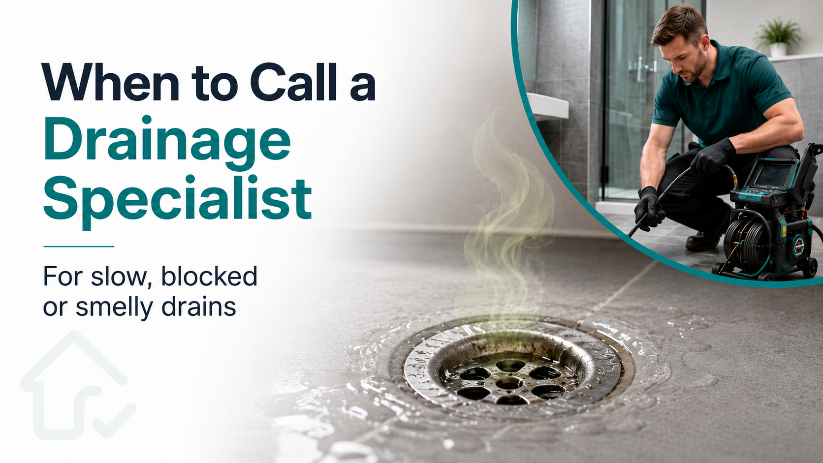 When to Call a Drainage Specialist for Slow, Blocked or Smelly Drains