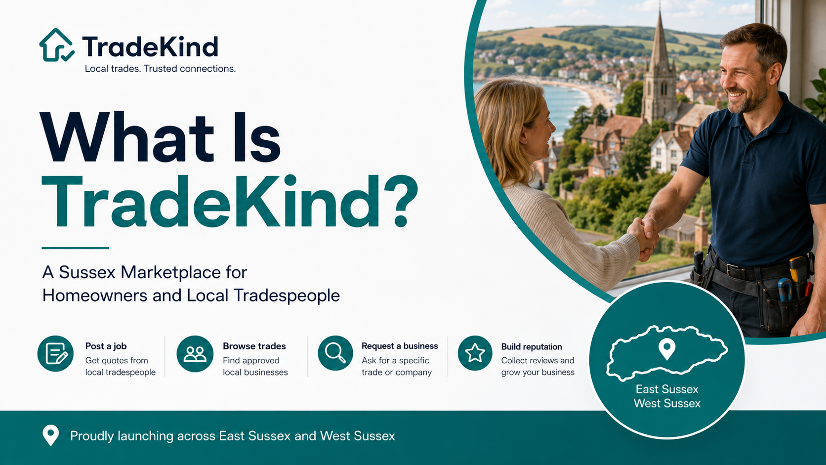 What Is TradeKind? A Sussex Marketplace for Homeowners and Local Tradespeople